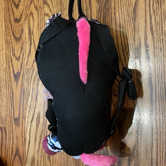 NWT Ty Beanie Boo Zebra backpack & matching slides - Picture 7 of 9